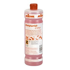 Pink kiehl sanpurid-citro sanitärreiniger flasche mit orangem verschluss in 4x set inklusive mikrofasertuch