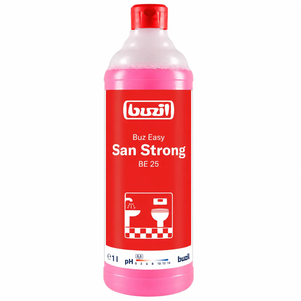 BUZIL Buz Easy San Strong BE25  Sanitär- Grund- und Unterhaltsreiniger - 1 Liter