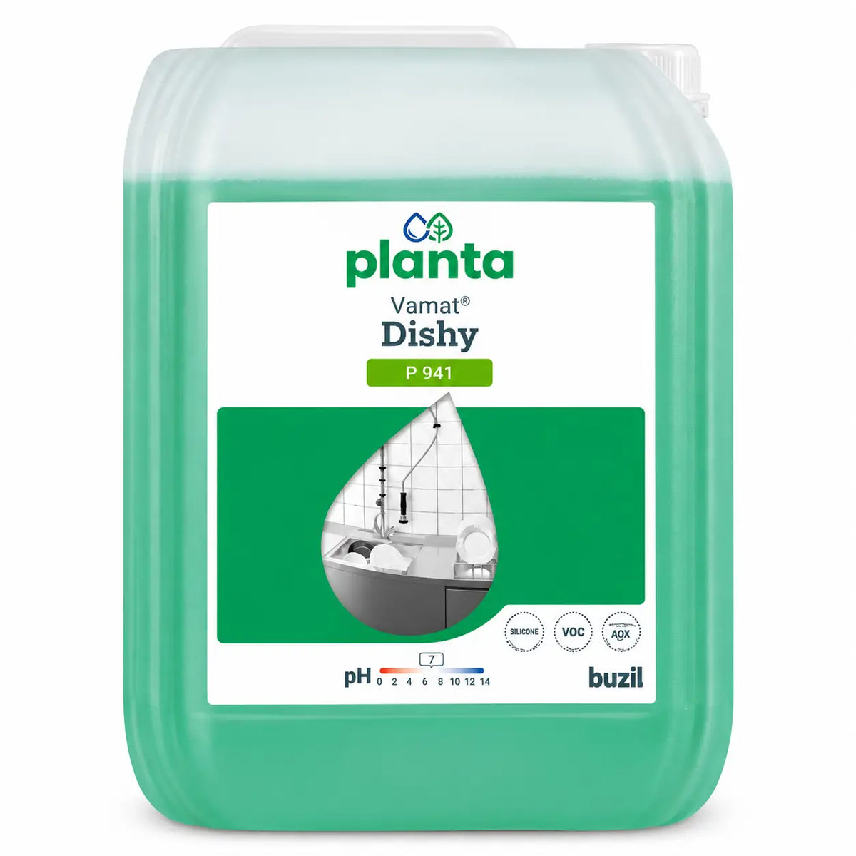 Buzil Planta Vamat Dishy P941 ökologisches Geschirrspülmittel