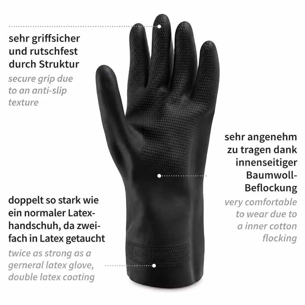 Chemikalienschutzhandschuhe Nova Super 75 Latex 10 Paar Produkteigenschaften
