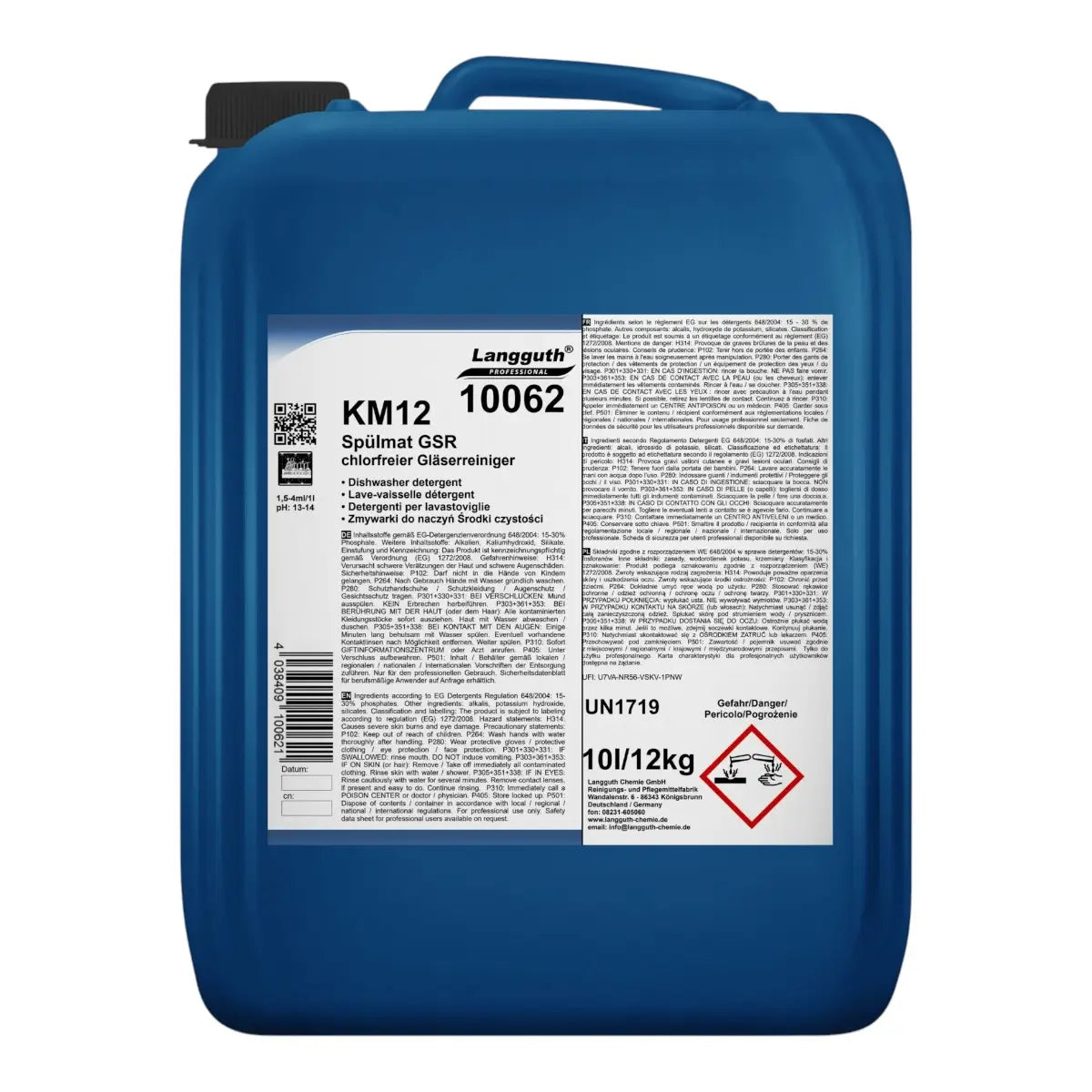 LANGGUTH KM12 Spülmat® GSR 10 litri
