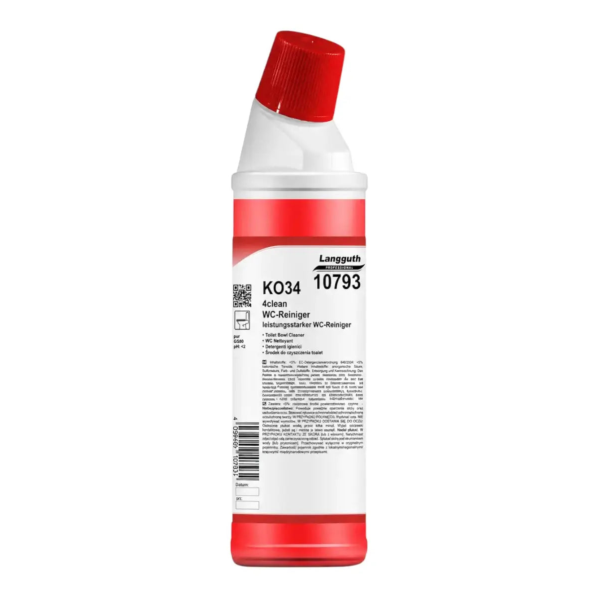 LANGGUTH KO34 4clean® detergente per WC 750ml