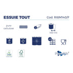 PAPERDI Handtuchrolle Essuie Tout 2-lagig 6 Rollen