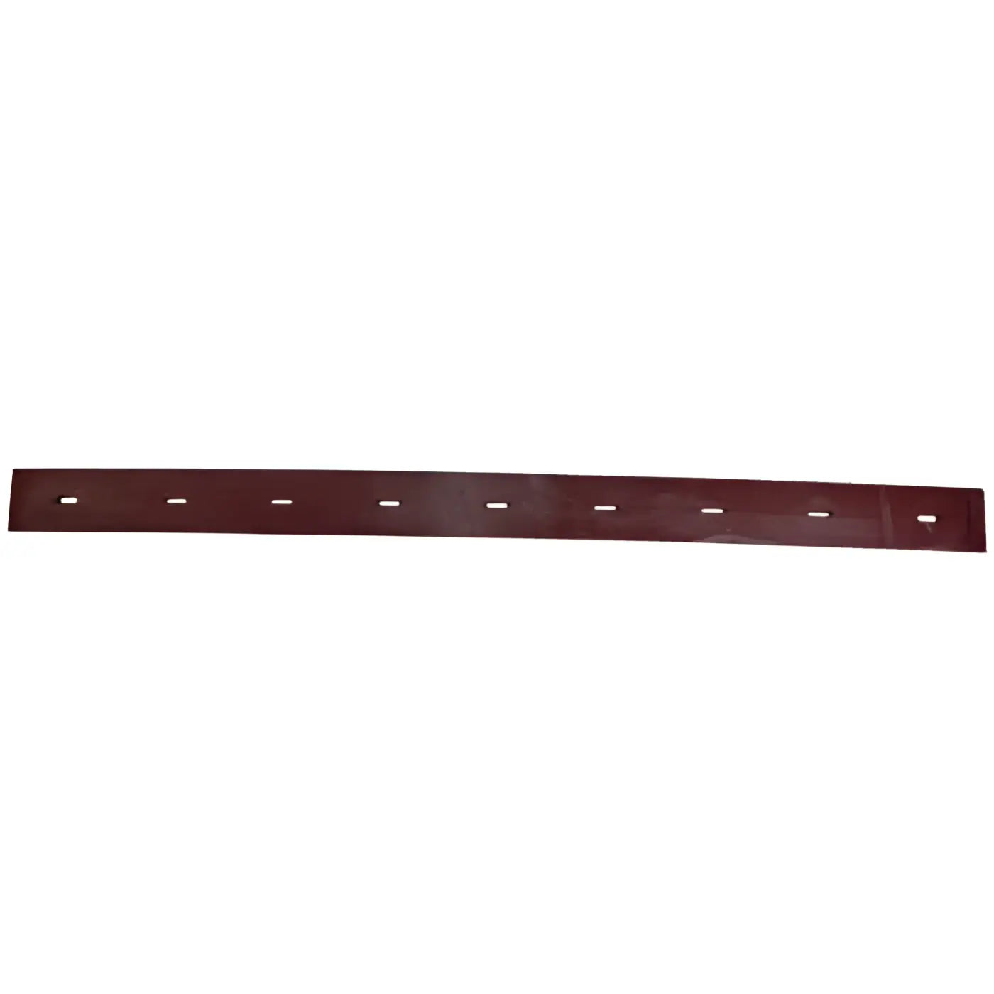 Maroon metallstreifen mit rechteckigen ausschnitten auf der rückseite für abstriefblatt hinten tennant t16