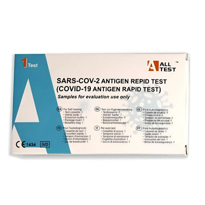 Alltest test rapido Coronatest elencato Bfarm con CE per l'uso da parte di non professionisti 5 pezzi