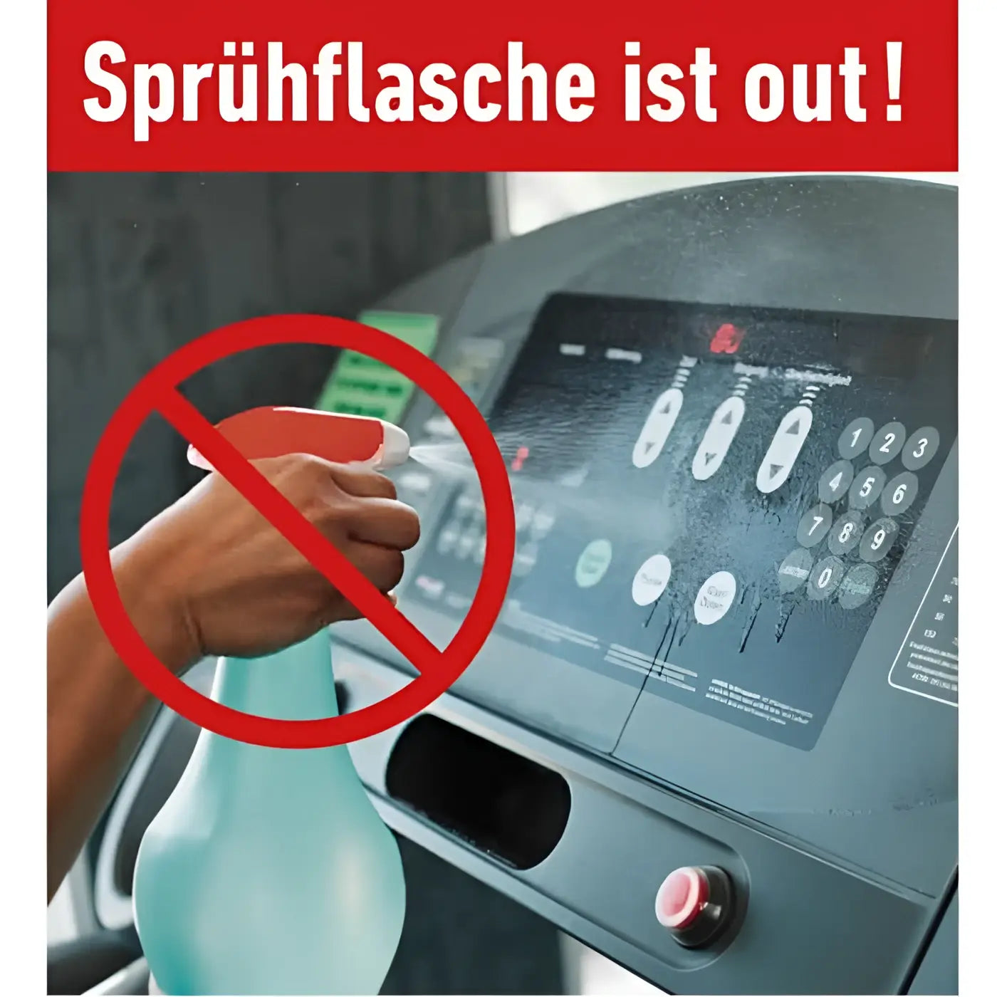 Best wipes desinfektionstücher 750 blatt mit transparenter türkisfarbener spraysprühflasche und rotem düse verbotenzeichen