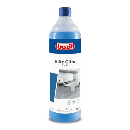 Buzil Blitz Citro G481 Detergente alcolico al profumo di agrumi