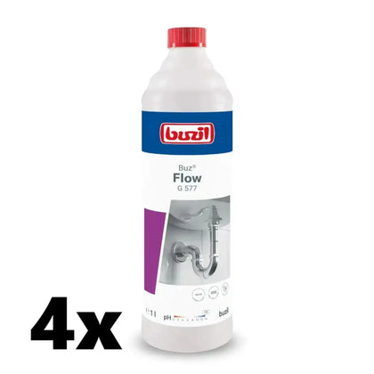 Buzil Buz Flow G577 detergente per scarichi disgorgante 1l 4 pezzi