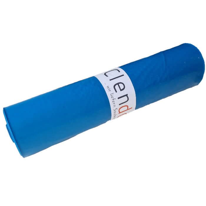 Müllsäcke Premium Clendo LDPE 120 Liter Blau.