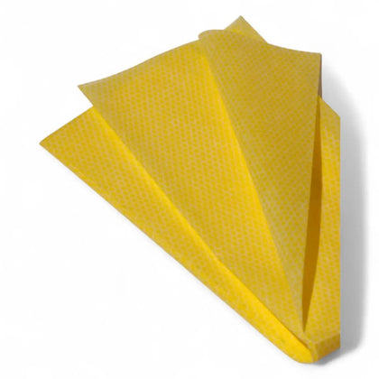 CLENDO Panno antipolvere in viscosa giallo 100 pezzi Panno catturapolvere