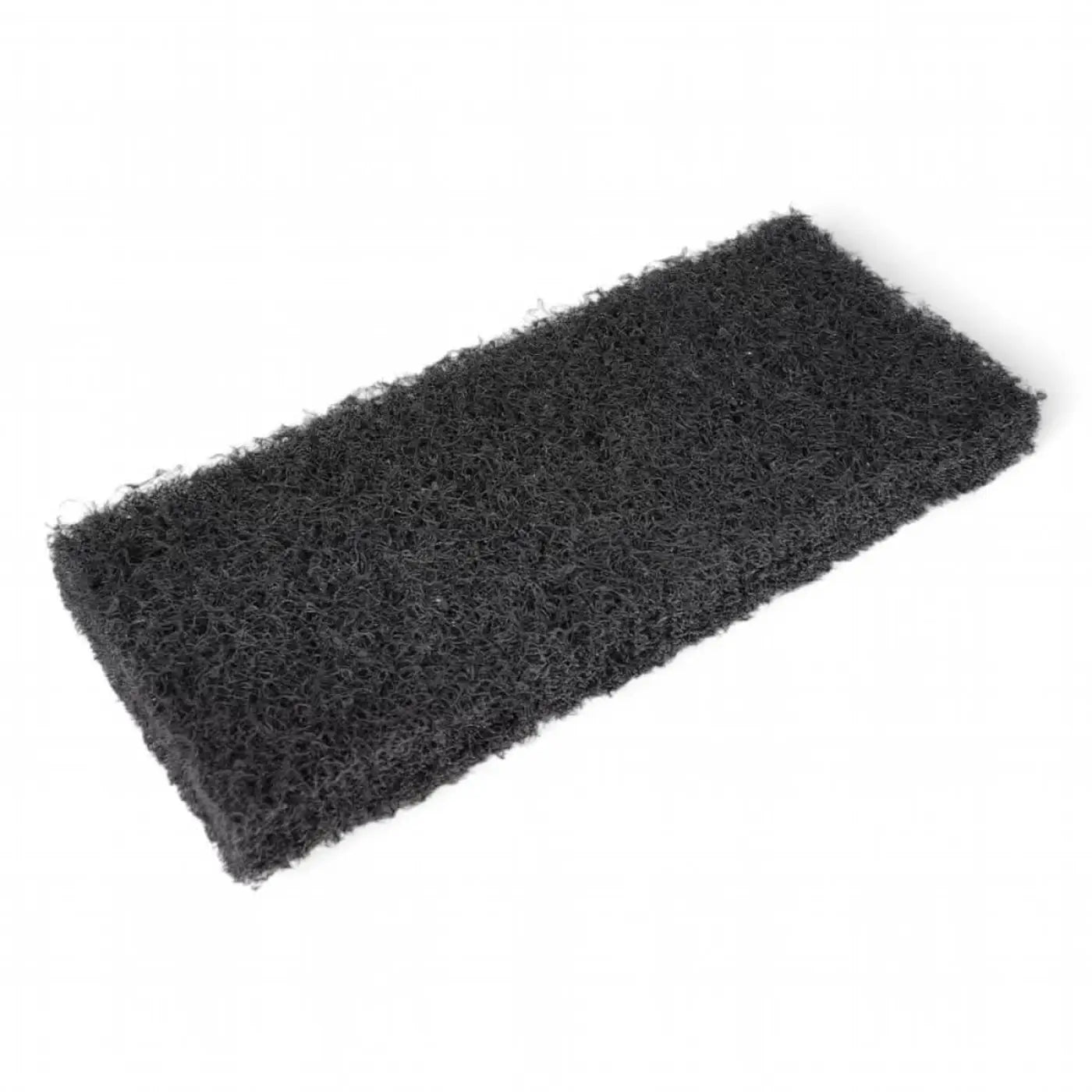 Clendo super handpad 12x25 cm schwarzes rechteckiges scheuerpad mit dichter faserstruktur