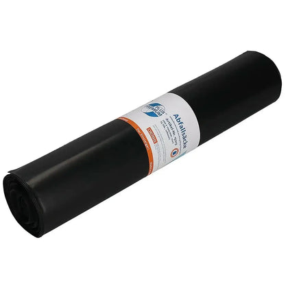 DEISS Premium Plus Müllsäcke 120 Liter Typ 60 Schwarz 15213 – Palette mit 560 Rollen