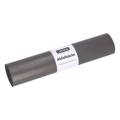 DEISS STANDARD Müllbeutel 30 Liter HDPE grau 54919 – Karton mit 10 Rollen