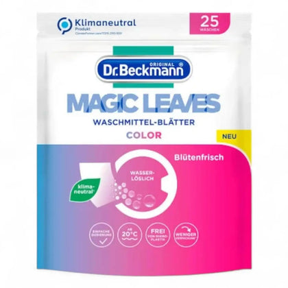 DR. BECKMANN Magic Leaves Foglietti di Detersivo Color 25 Lavaggi