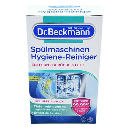 DR. BECKMANN Detergente igienizzante lavastoviglie 75g + panno umido