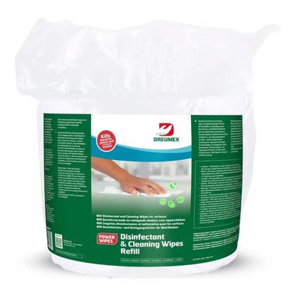 DREUMEX Salviette Disinfettanti e Detergenti Ricarica da 800 Salviette