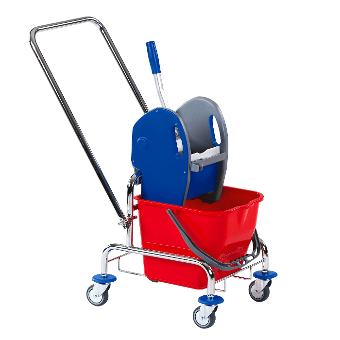 Floorstar EFA25D Einfachfahrwagen mit Deichsel 25l SOLID.