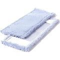 Floorstar microfasermopp thenufil blau mit hellblauem mikrofasermopp kopf und weißem plastikrücken mit fransen