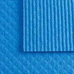 Blue strukturiertes papier-serviette mit geriffeltem rand und geprägtem diamantmuster floorstar spongy schwammtuch 10 stück