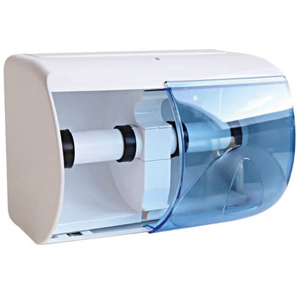 HygoClean Dispenser per carta igienica in plastica bianco