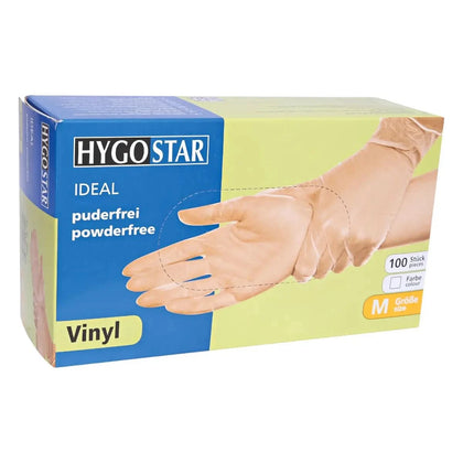 Hygostar Guanti in vinile "Ideal" 100 pezzi