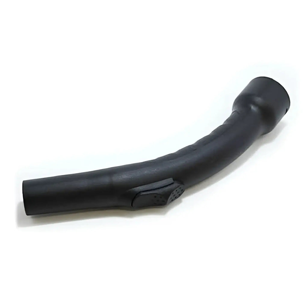 Schwarzer gummischlauch handrohrbogen nw 32 mm mit gebogenem design und strukturiertem griff aus kunststoff
