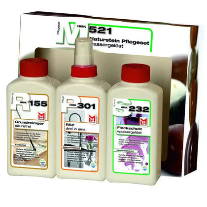 HMK M521 Kit per la manutenzione di pietre naturali idrosolubile