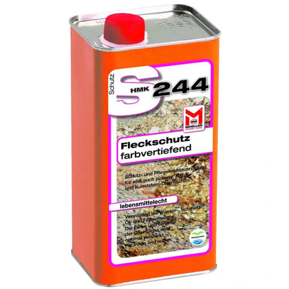 HMK S244 Protezione macchie intensificante colore 1l Impregnante per pietra