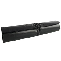 Hygoclean müllsäcke 240l ldpe typ 100 schwarz 10 stück mit schwarzer vinylrolle und sichtbarer naht für robusten einsatz