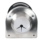 Hygostar handtuchrollenspender aus edelstahl mit wandmontiertem, gebürstetem finish und schwarzem griff