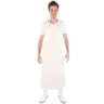 Grembiule con pettorina Hygostar Strong Rubber in gomma – Bianco / 120 cm