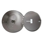 HygoStar toilettenpapierspender jumbo edelstahl mit doppelter türe und sicherem verschluss aus reflektierendem edelstahl