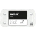 Katrin basic toilettenpapier 2-lagig naturweiß 250 blatt pro rolle im klarsichtpack mit vier rollen