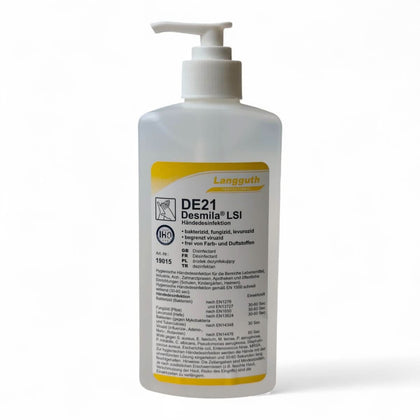 Langguth DE21 Desmila LSI Disinfettante mani flacone dosatore da 500ml