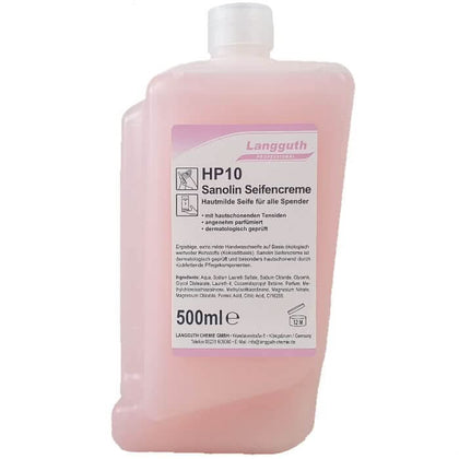 Langguth HP10 Sanolin Crema Sapone Cartuccia 500ml