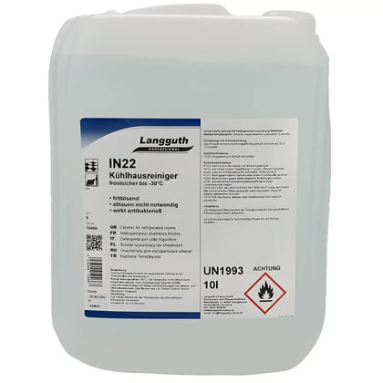 Langguth IN22 detergente per celle frigorifere KHR fino a -30° C 10l