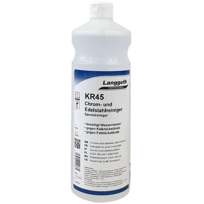 Langguth KR45 Detergente per cromo e acciaio inossidabile 1l