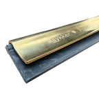Goldfarbene maykker pro messing schiene türschwelle mit schwarzer gummirückseite