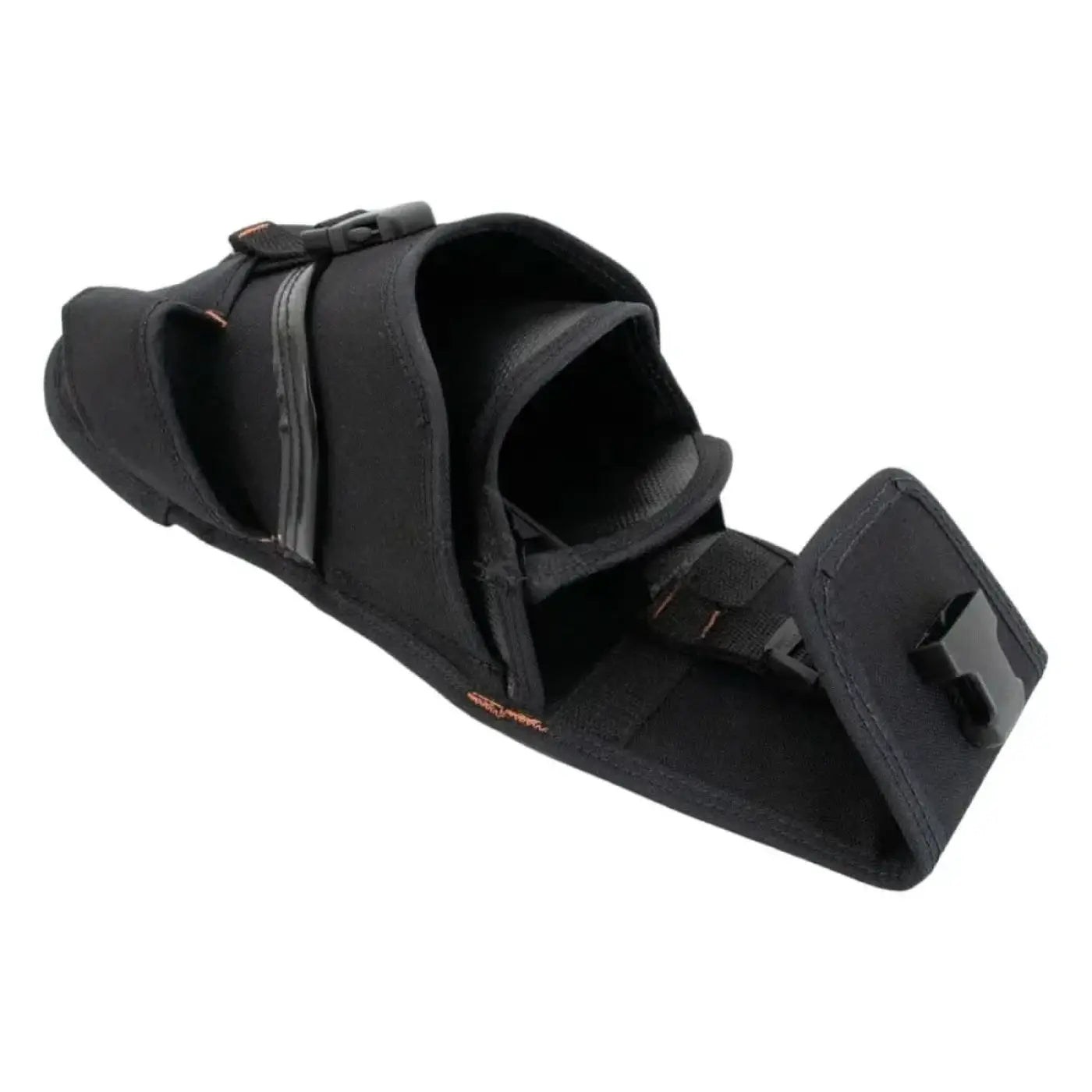 Maykker silencer ii köcher schwarzer neopren fahrradsattel tasche mit verstellbaren riemen und reißverschlussfach