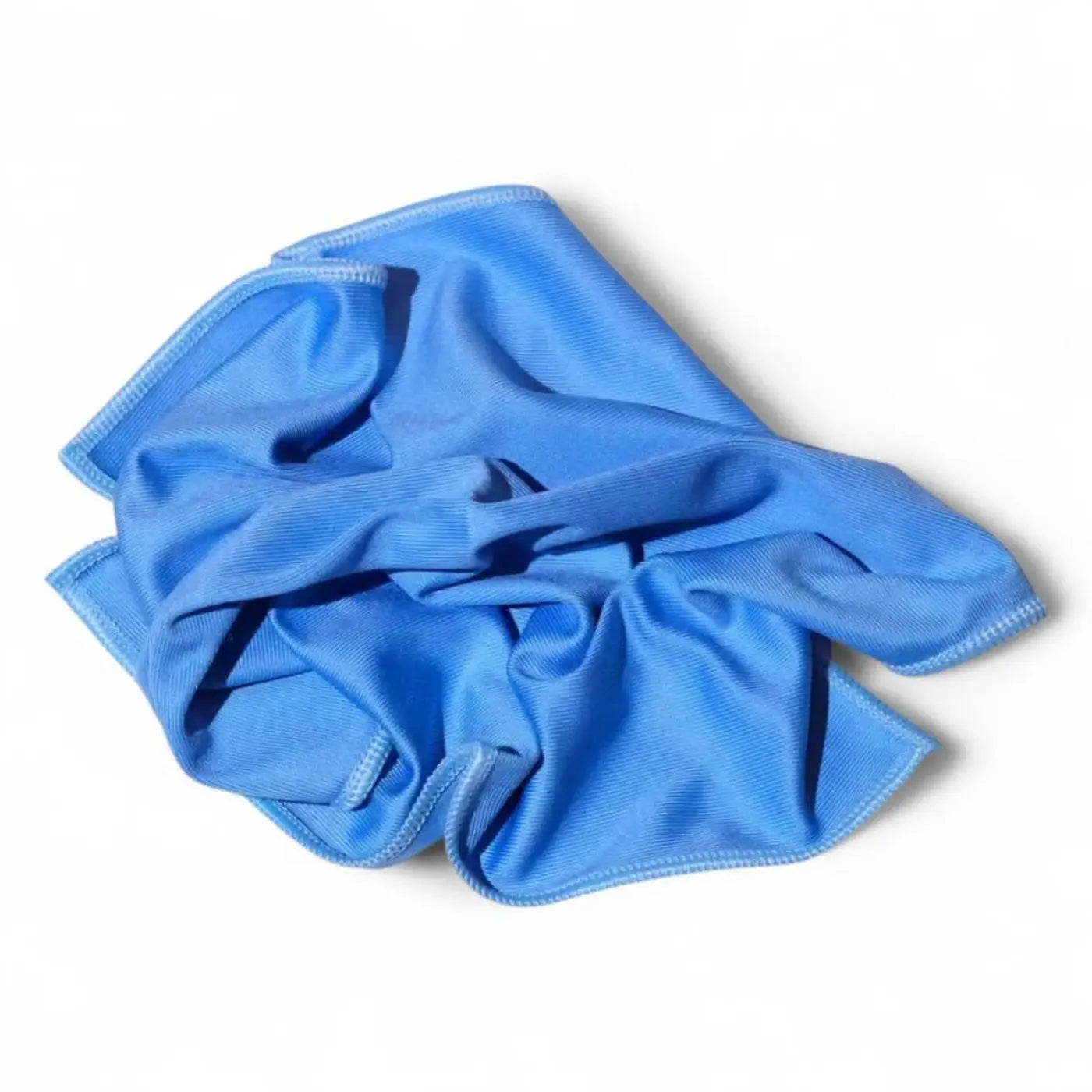 Milury mikrofasertuch glaspoliertuch 2 stück weiches kräftiges blaues mikrofasertuch mit sauberen nähkanten