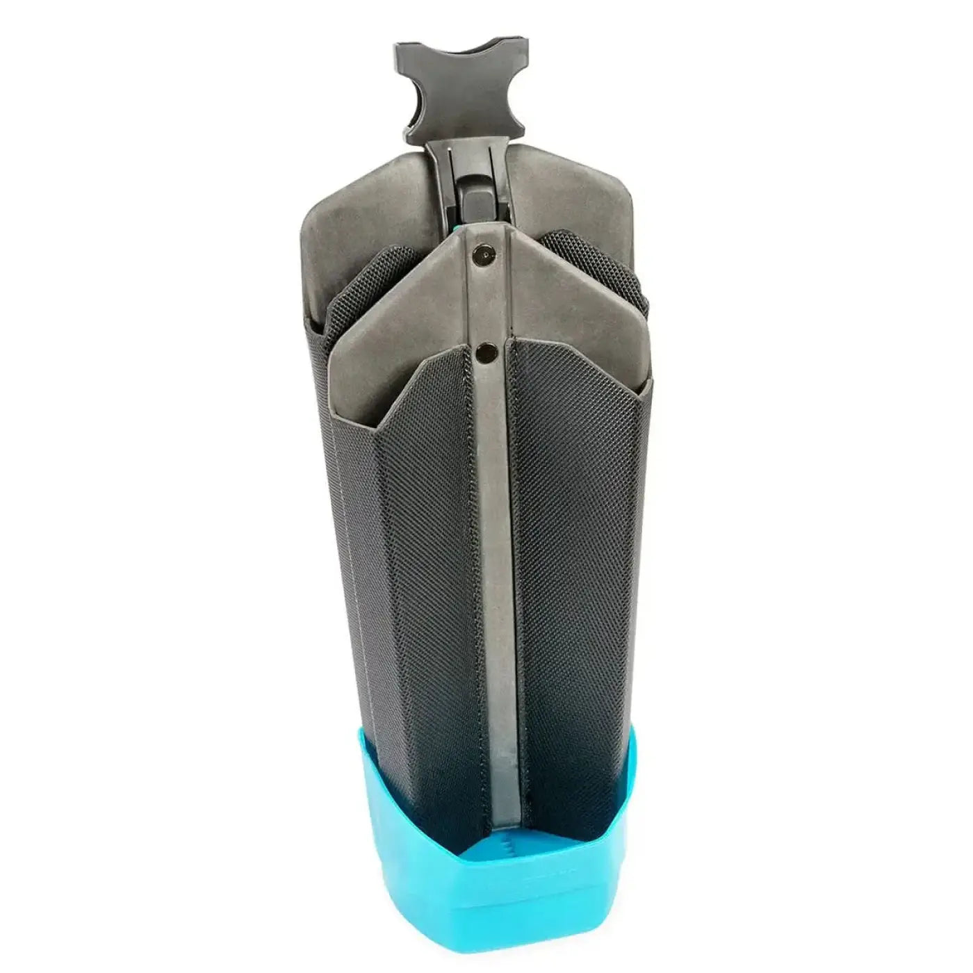 Grauer moerman drywalker flex köcher mit texturierter stoffaußenseite und verstärkten kunststoffpanelen mit oberem clip