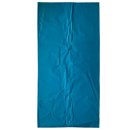 Sacchi per immondizia blu 150µ LDPE rigenerato, 80 pezzi per confezione