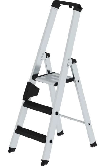 MUNK Steigtechnik Stufen-Stehleiter einseitig begehbar mit clip-step relax.