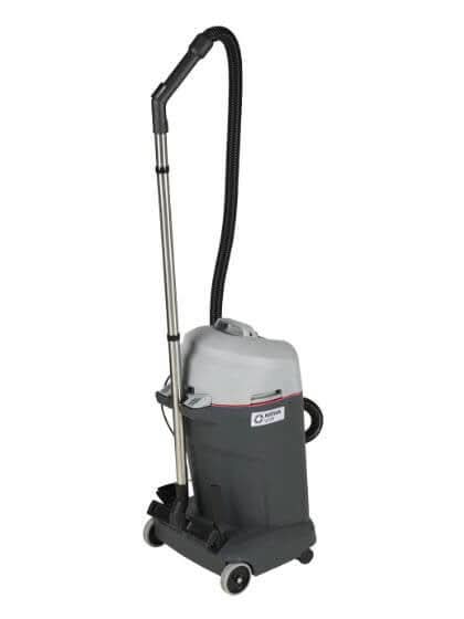 Grau schwarzer nilfisk vl500 35 edf nass und trockensauger mit flexiblem schlauch und rollen für industrieeinsatz