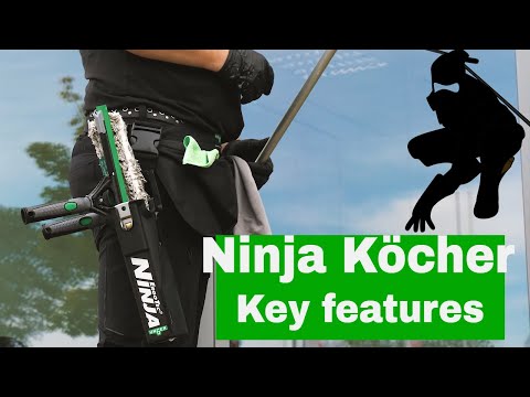 Ninja Fensterreiniger Köcher Video