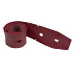 Maroon rubber gasket sauglippe vorne gansow 40 b 53 with pre-cut holes and rolled edge for sealing applications