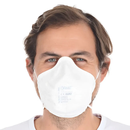 Mascherina protettiva FFP3 NR preformata con fascia, 10 pezzi