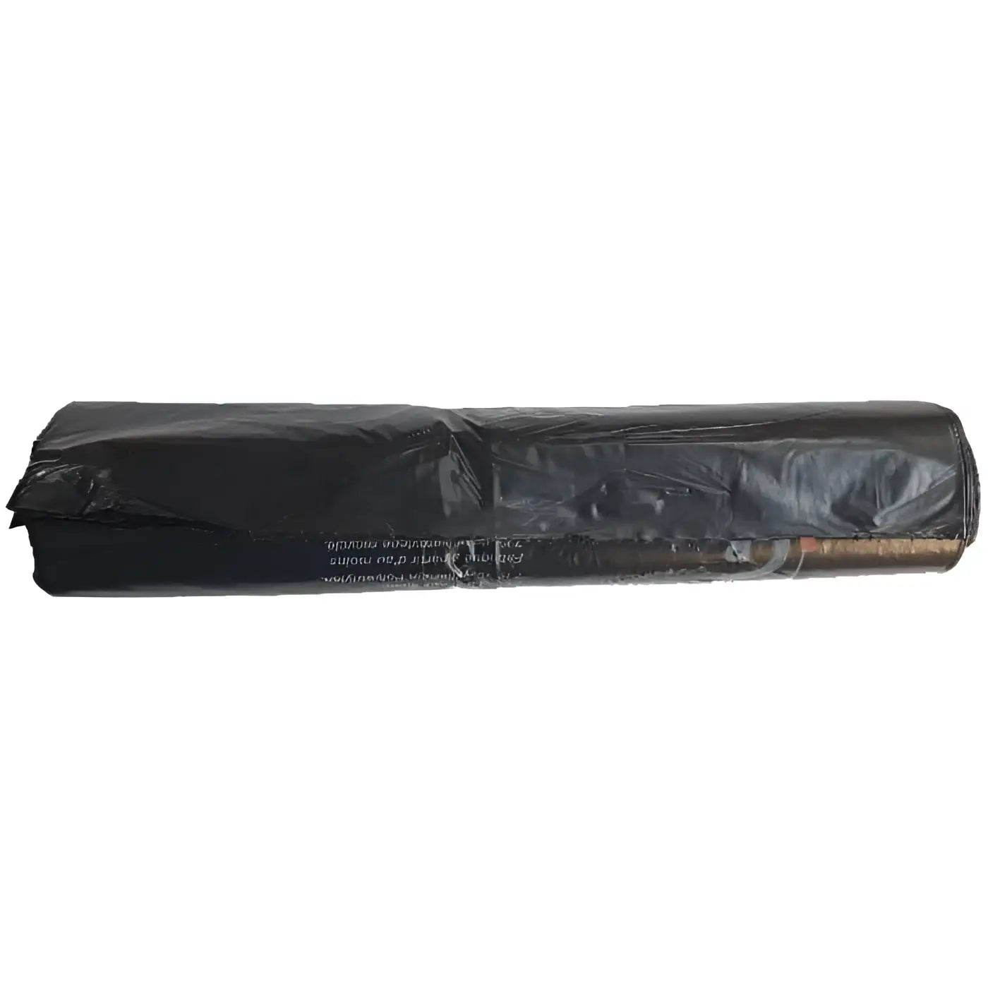 Semytop kehrichtsack 35l typ 60 schwarz aus schwarzem plastik, eng gerollt und an den enden verschlossen