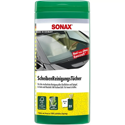 Salviette Detergenti per Vetri Sonax