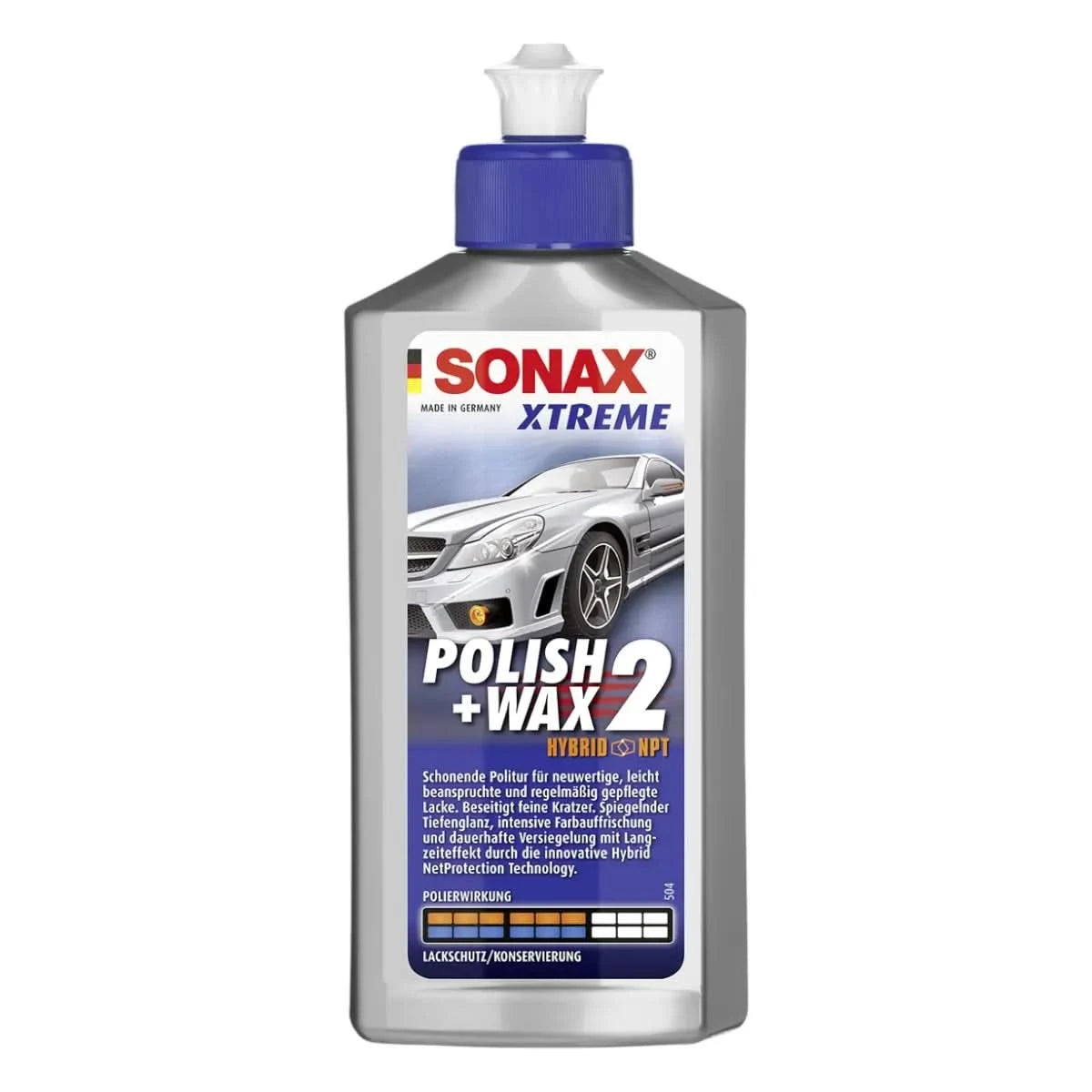 Sonax Xtreme Polish+Wax 2 Hybrid NPT 500ml von SONAX für sanfte Autopolitur und Schutz mit innovativem Hybrid NPT Technologie.